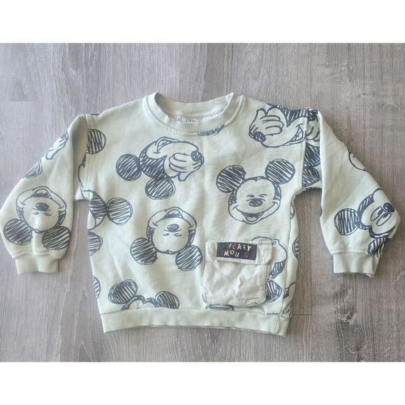 ZARA Mickey Mouse and Friends Disney Sweatshirt sz 3-4 years - Picture 1 of 8